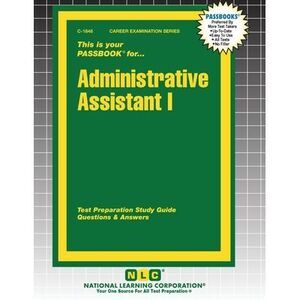 Administrative Assistant I -- Passbooks